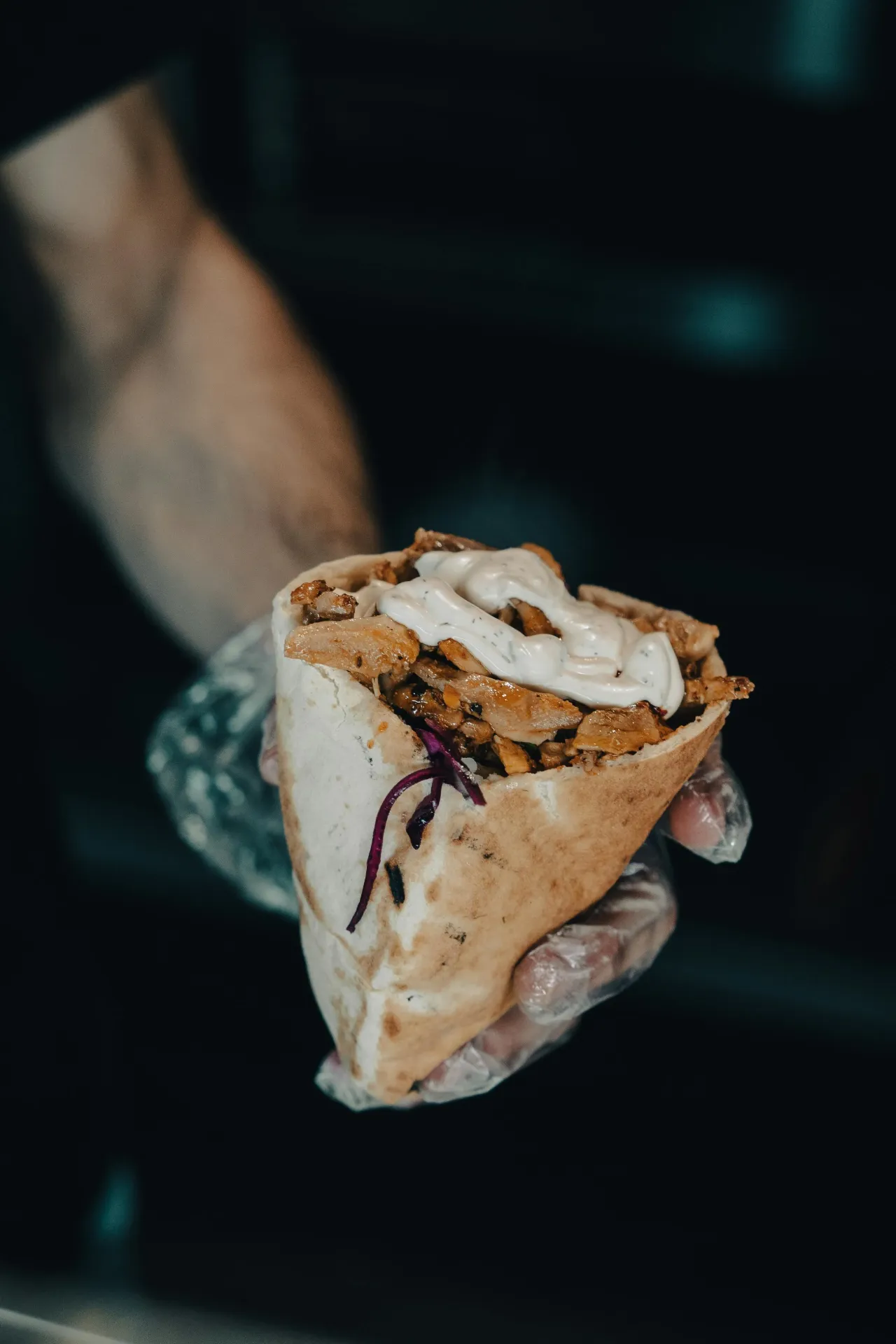 Sandwich chaud kebab